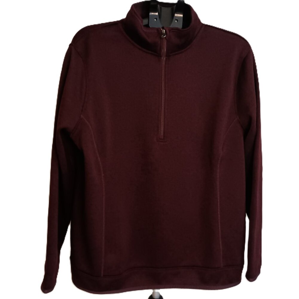 Eddie Bauer Pullover Top Maroon 1/2 Zip Gorpcore Athleisure Outdoor Women’s 2X
